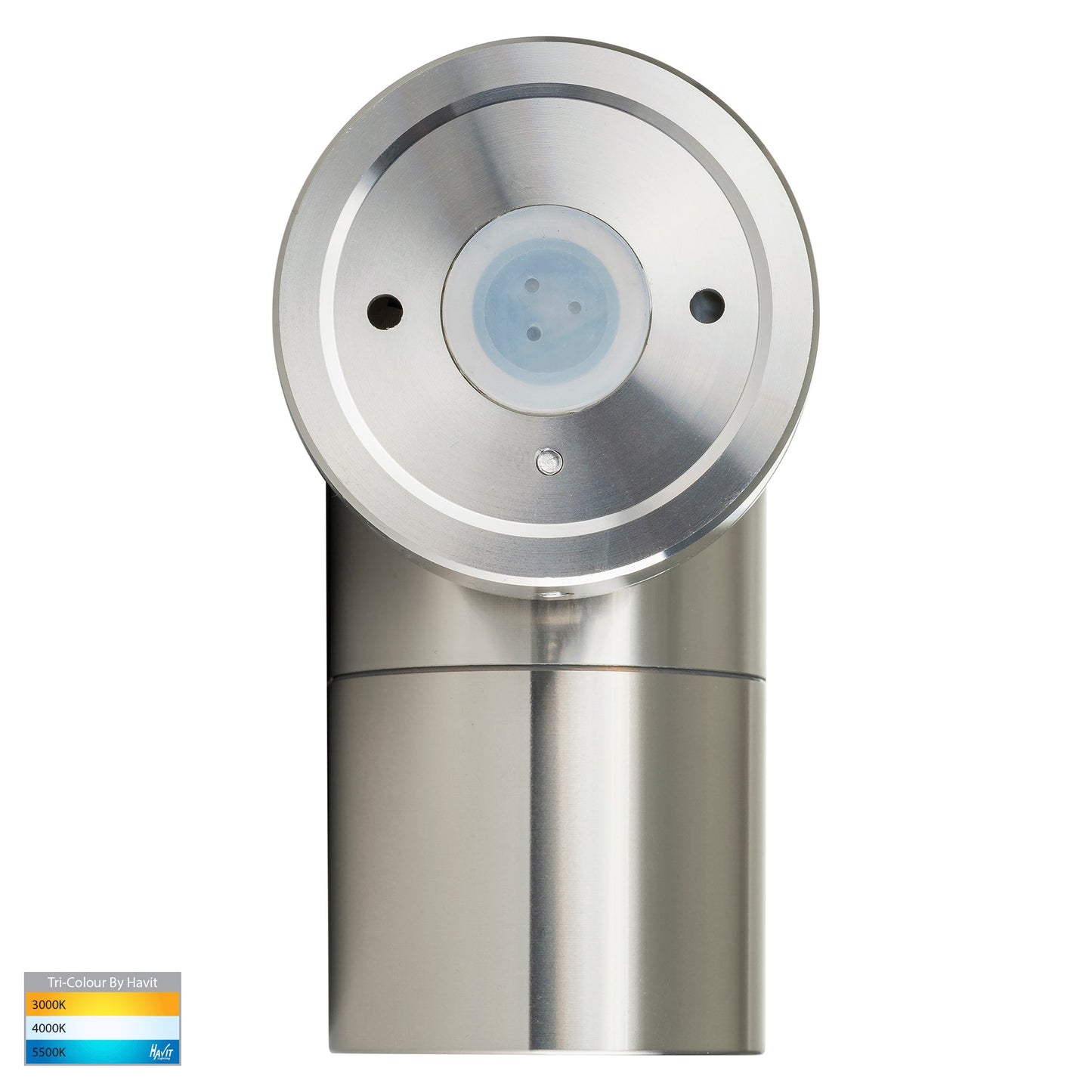 Hv1185t-Hv1187t - Tivah Titanium Aluminum Tri Colour Fixed Down Wall Pillar Lights