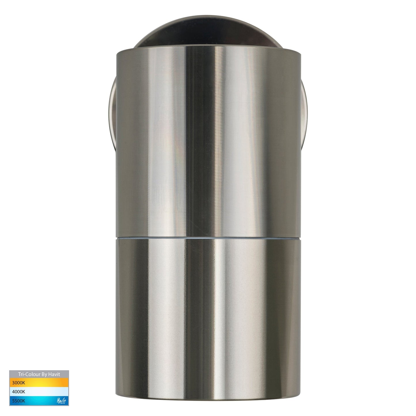 Hv1185t-Hv1187t - Tivah Titanium Aluminum Tri Colour Fixed Down Wall Pillar Lights