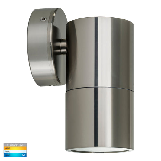 Hv1185t-Hv1187t - Tivah Titanium Aluminum Tri Colour Fixed Down Wall Pillar Lights