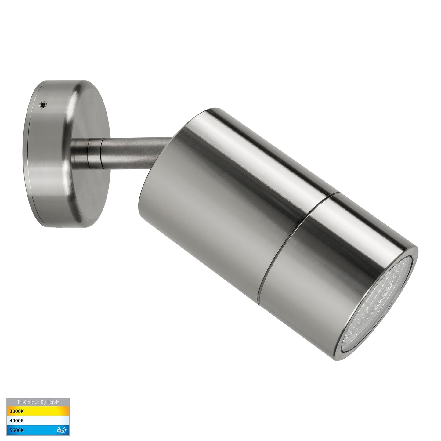Single Adjustable Wall Pillar Light 316 Stainless Steel HV1208t