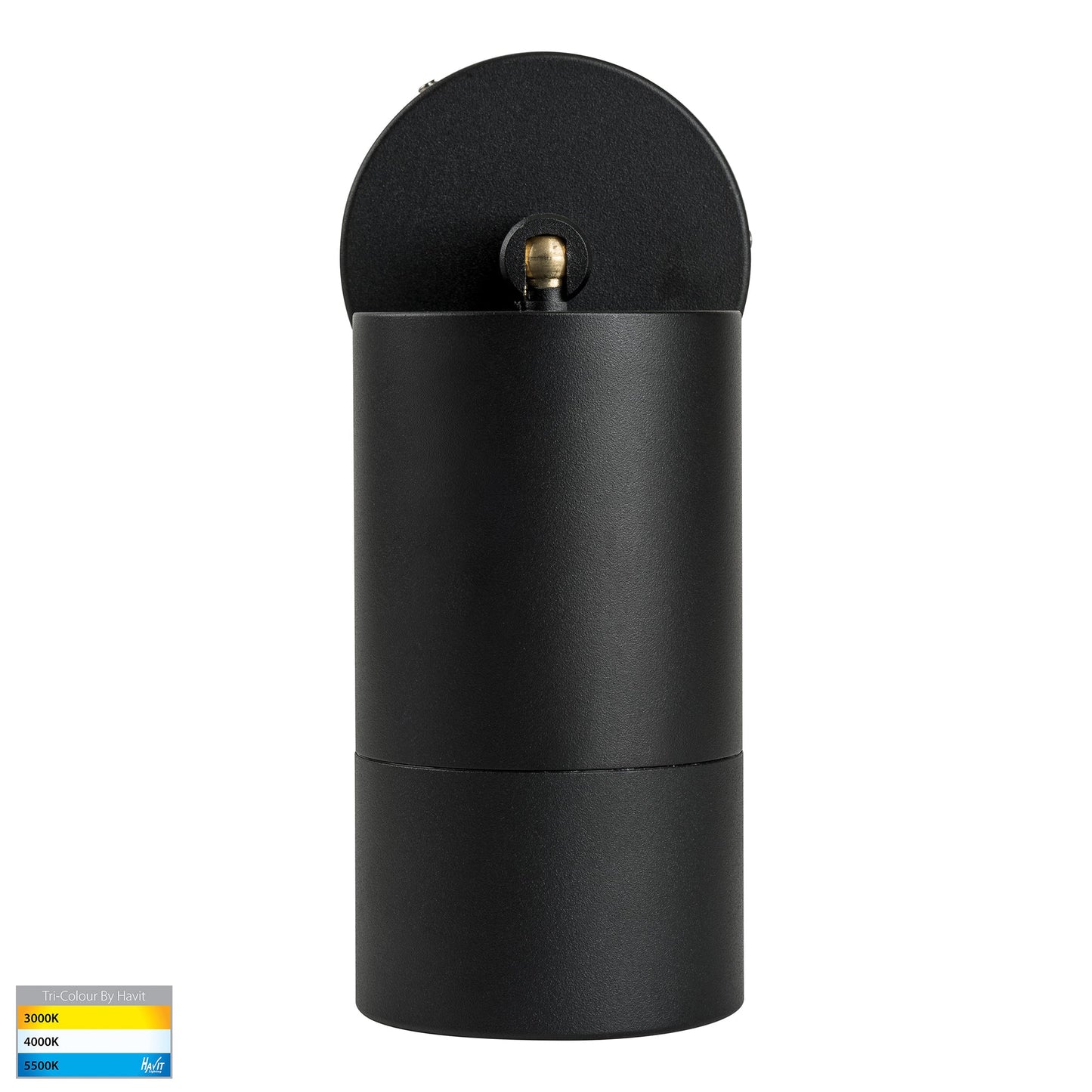 Single Adjustable Wall Pillar Light Black HV1228t
