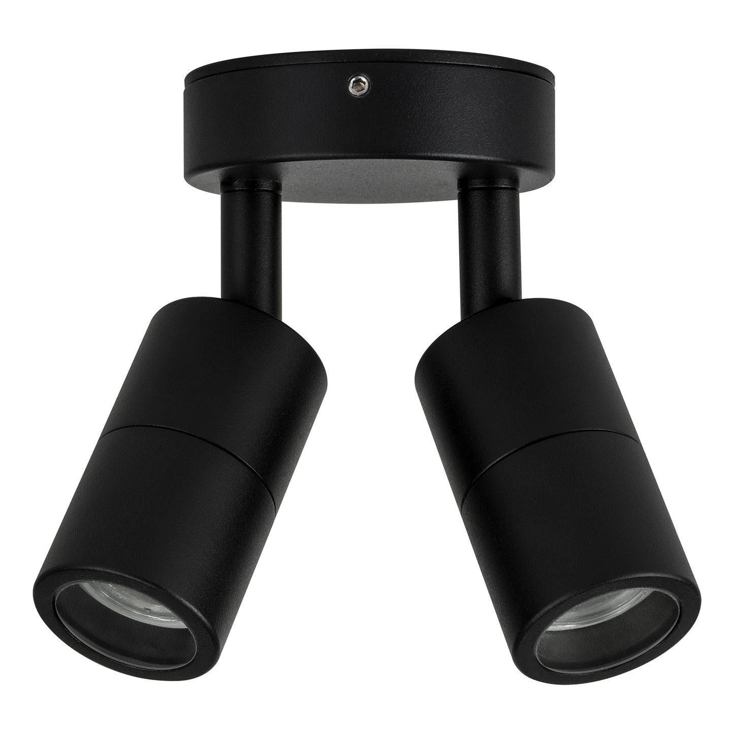 Double Adjustable Wall Pillar Light Black