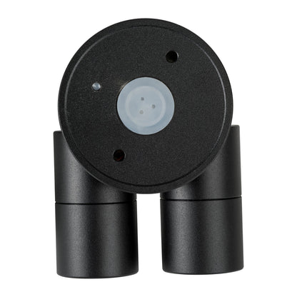Double Adjustable Wall Pillar Light Black