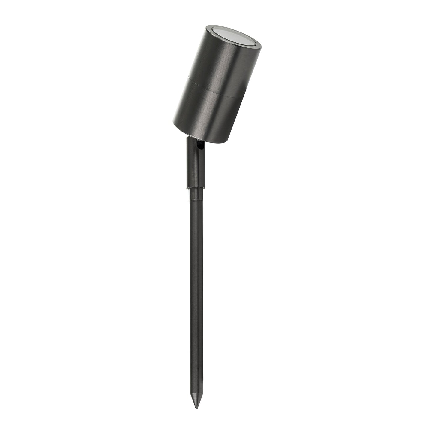 Single Adjustable Graphite Coloured Mini Garden Spike Spotlight