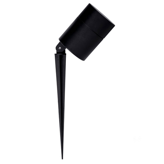 Single Adjustable Spike Spotlight - 260mm Spike Black HV1429t-12w