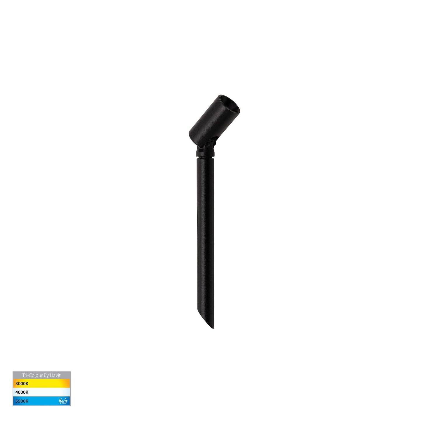 Garden Spike or Surface Mounted Spotlight Aluminium Black