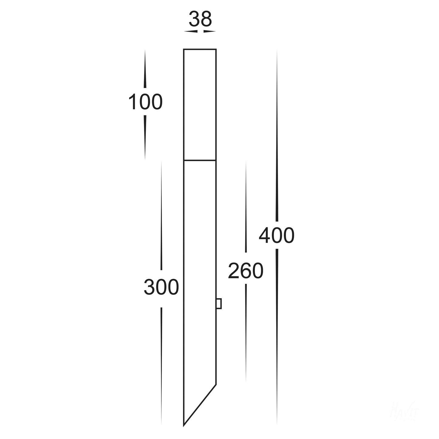 Hv1438 - Vidro 316 Stainless Steel 6 X 1.5w LED Garden Light Kit