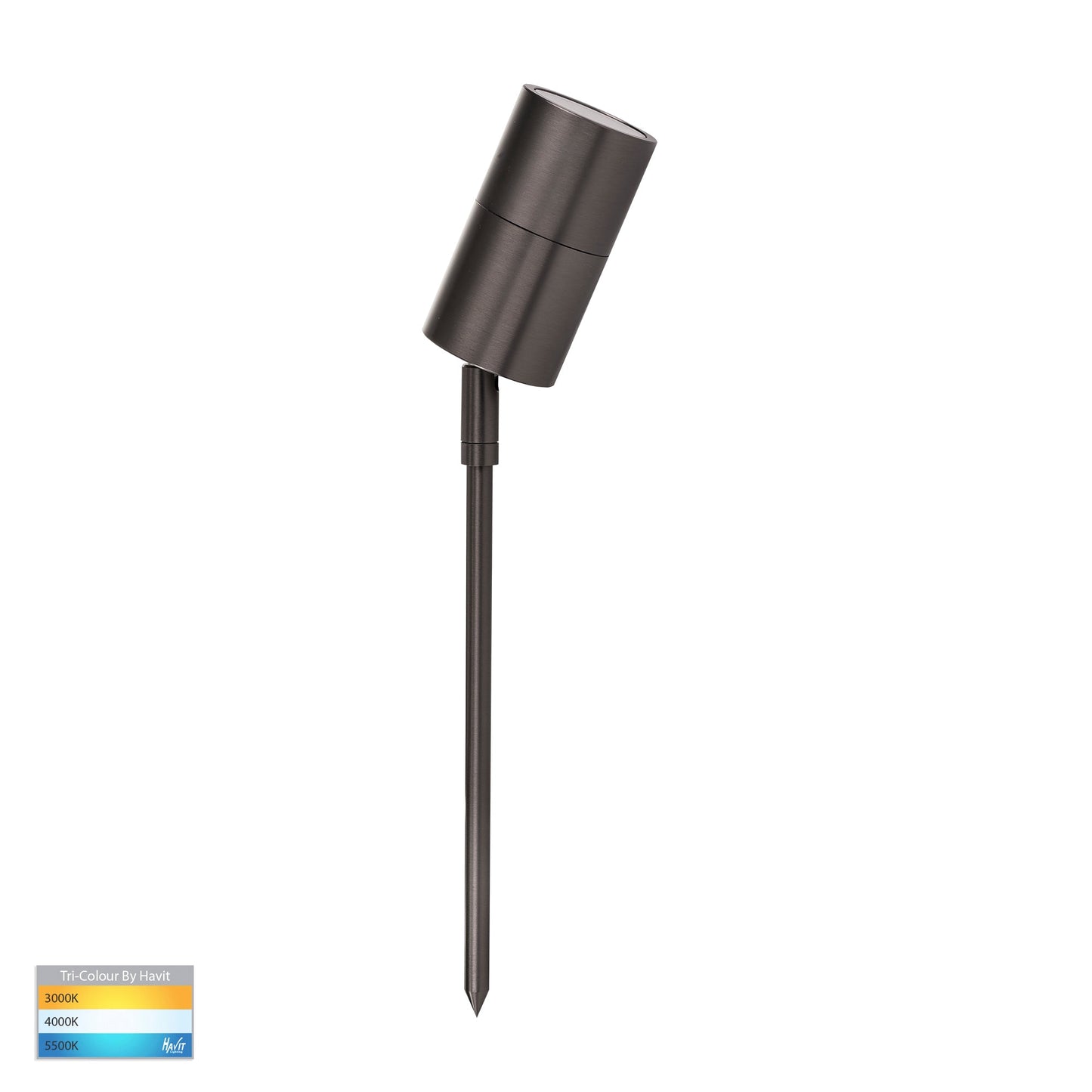 Adjustable Spike Spotlight - 476mm  Graphite Coloured