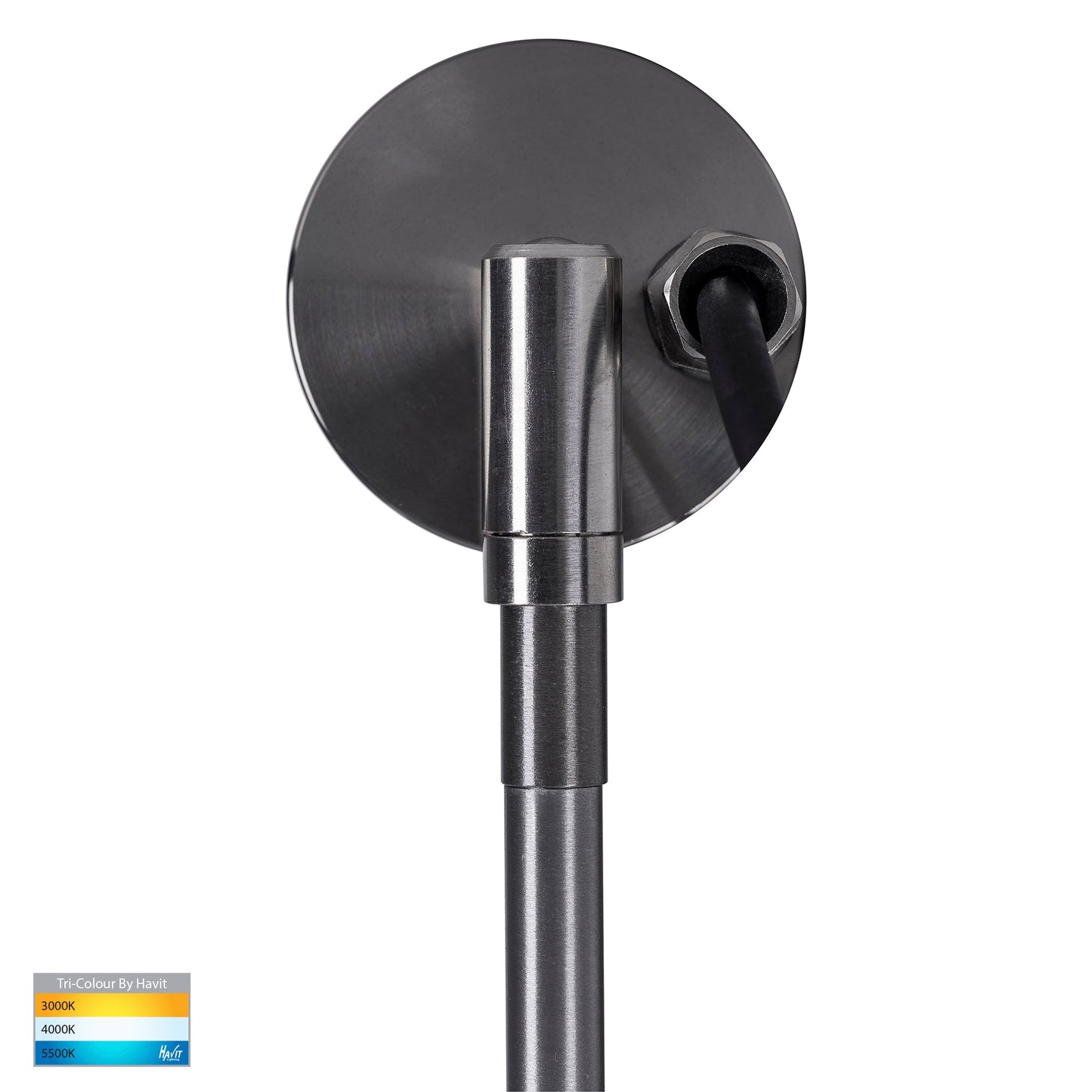 Adjustable Spike Spotlight - 476mm Titanium Aluminium 