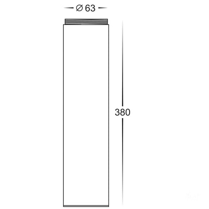 Bollard Extension Used To Extend HV1622t Models