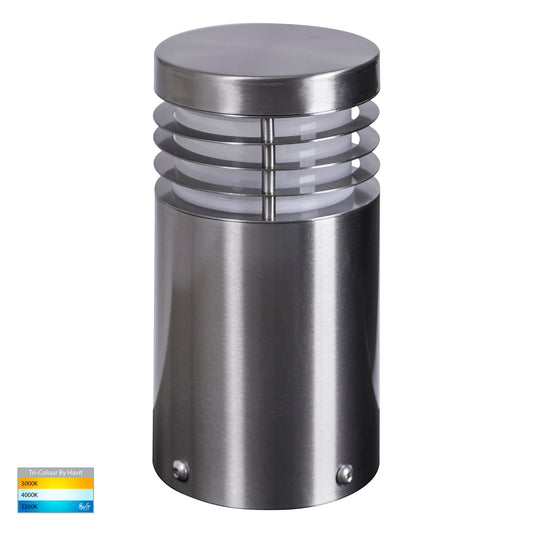 Mini Bollard Light Opal Diffuser 316 Stainless Steel - 190mm