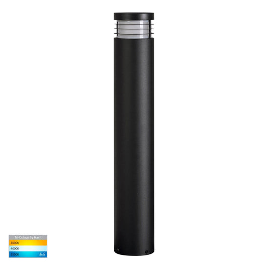 Maxi Bollard Light Opal Diffuser Black - 600mm