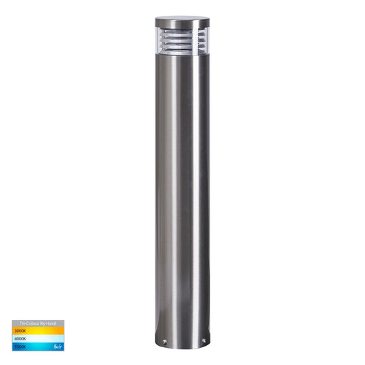 Maxi Louvred Bollard Light 316 Stainless Steel -600mm