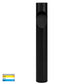 Black Round Bollard - 925mm