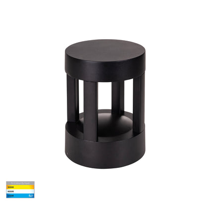 Black Round Pillar Light