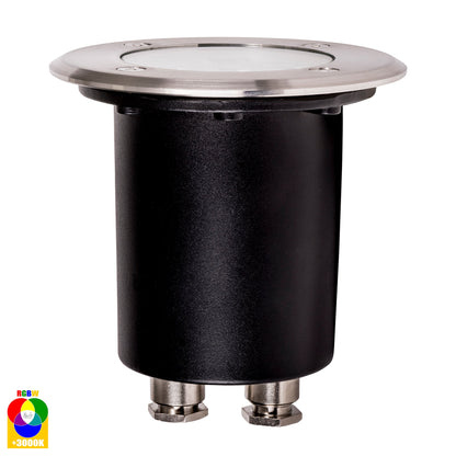 In-Ground Uplighter Round, 120mm 316 Stainless Steel Face HV1801rgbw
