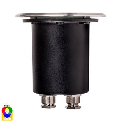 In-Ground Uplighter Round, 120mm 316 Stainless Steel Face HV1801rgbw