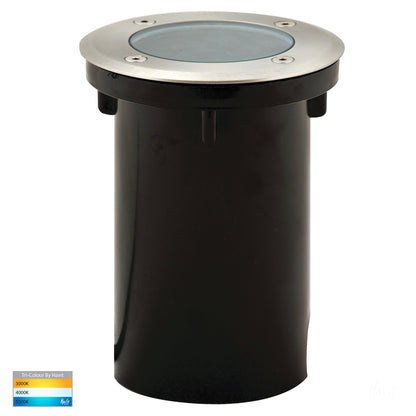 In-Ground Uplighter Round, 120mm 316 Stainless Steel Face
