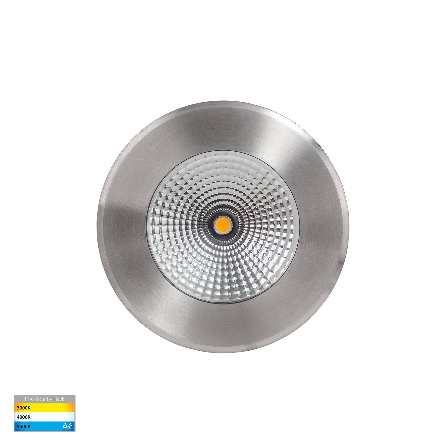 In-ground Uplighter Round, 160mm 316 Stainless Steel Face 