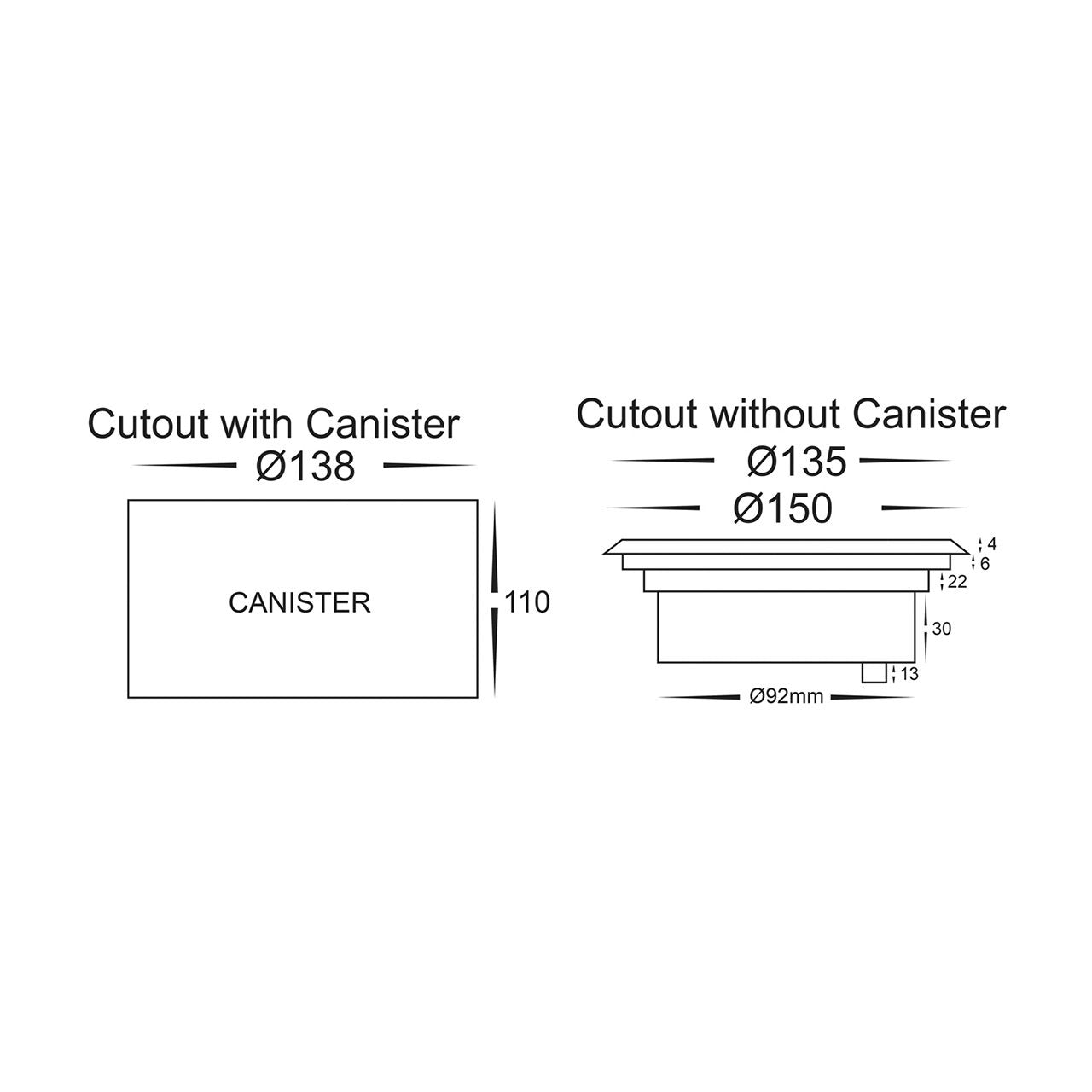 In-Ground Uplighter Round, 150mm Face, 316 Stainless Steel HV1842rgbw