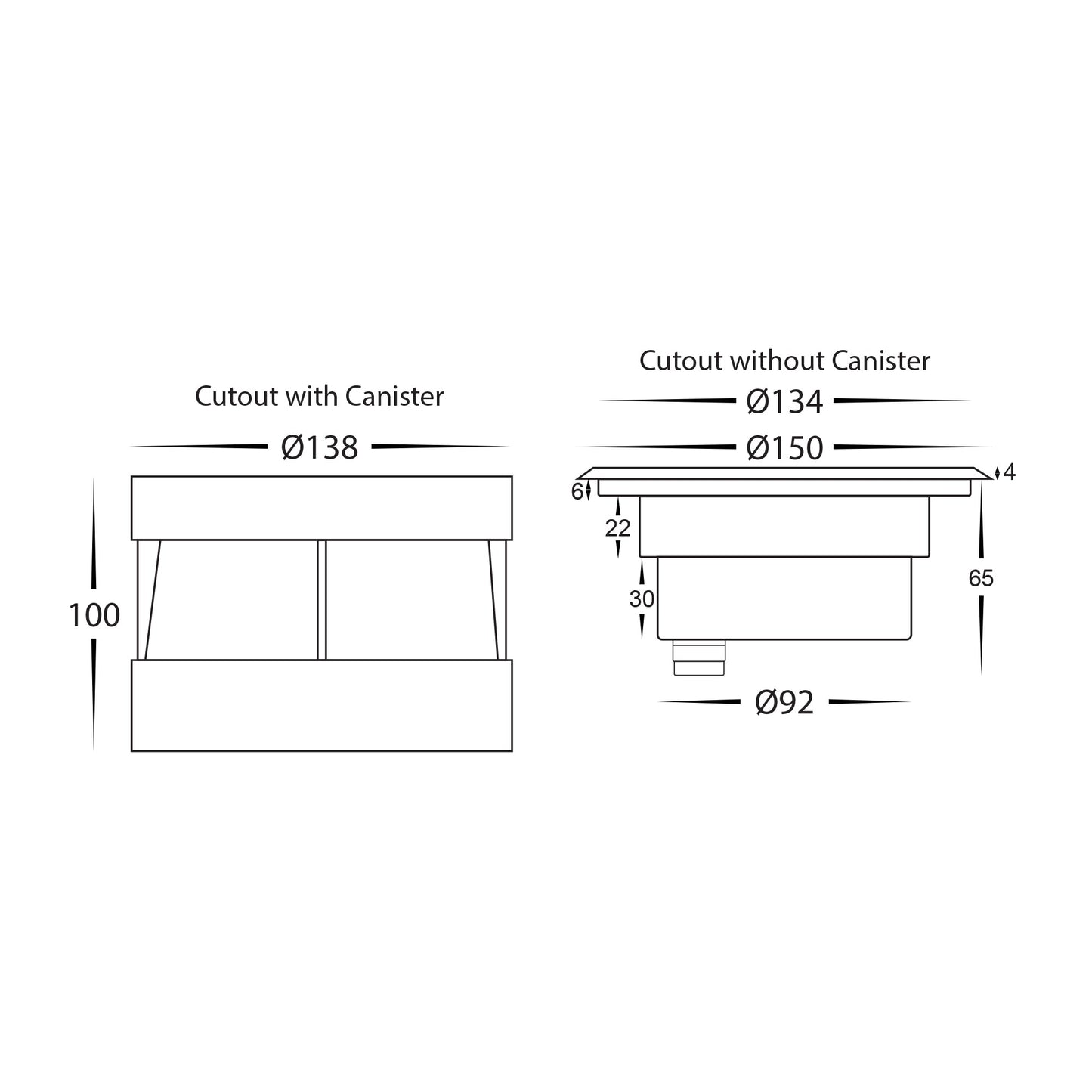 Face With Screw Holes To Suit HV1842 Range