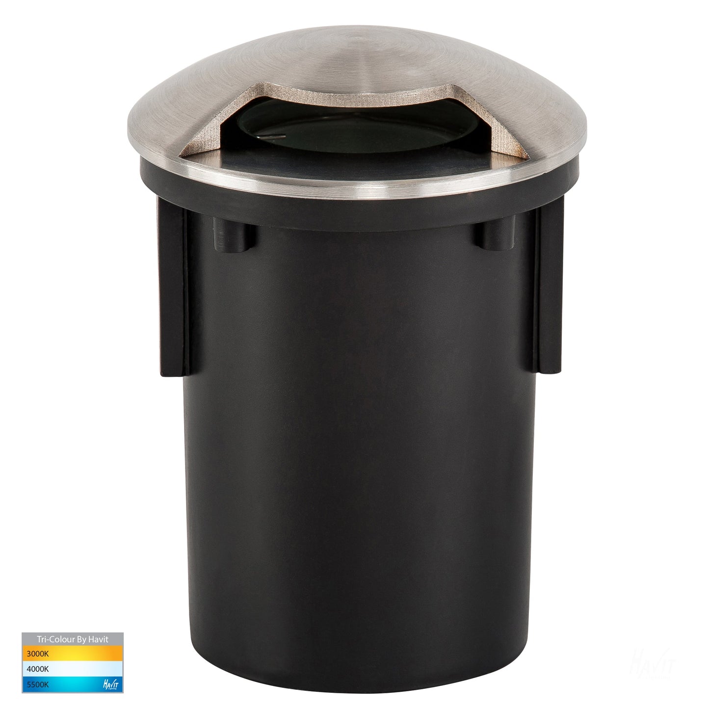 Viale 316 Stainless Steel Tri Colour LED Single Driveway Light