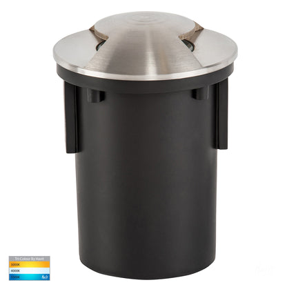Viale 316 Stainless Steel Tri Colour LED Double Driveway Light