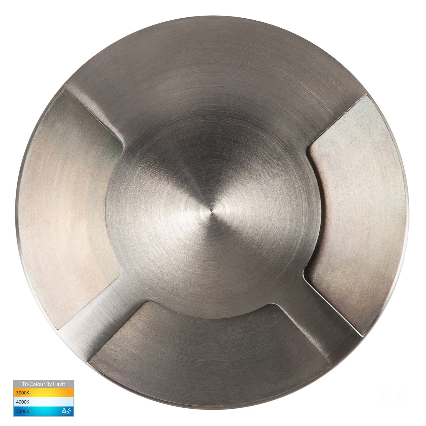 Viale 316 Stainless Steel Tri Colour LED Triple Driveway Light