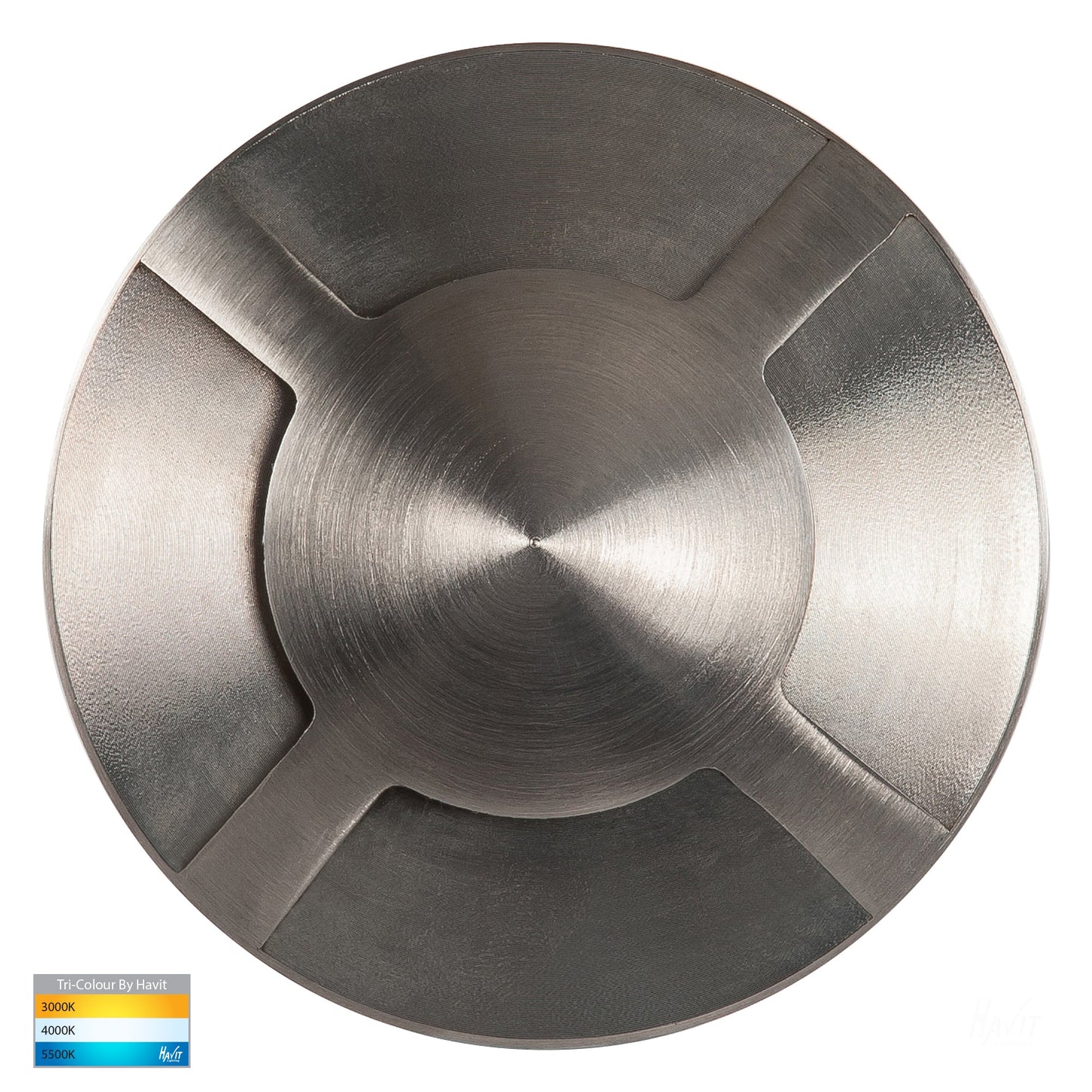 Viale 316 Stainless Steel Tri Colour LED Four Way Driveway Light