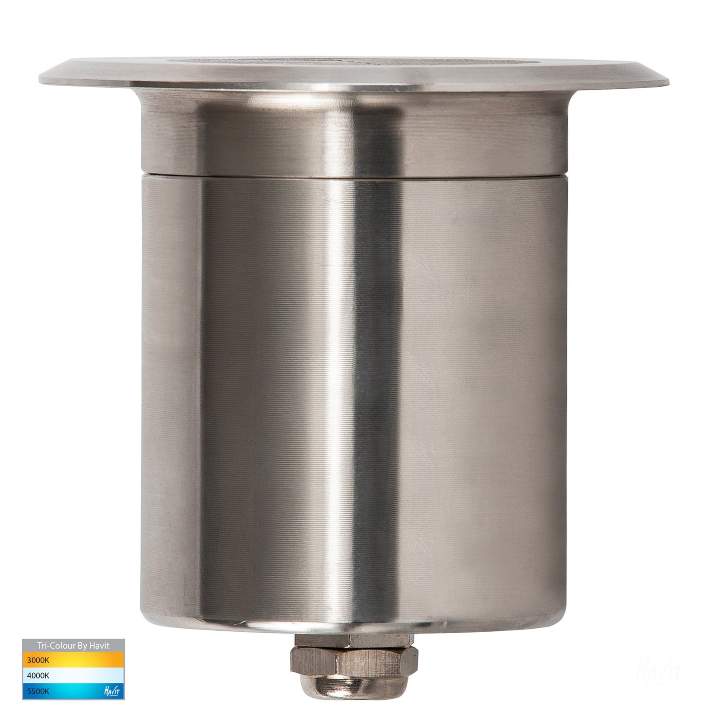 Viale 316 Stainless Steel Tri Colour LED Driveway Light With Grill