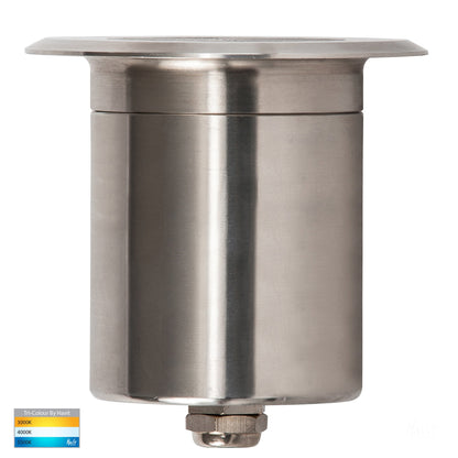 Viale 316 Stainless Steel Tri Colour LED Driveway Light With Grill