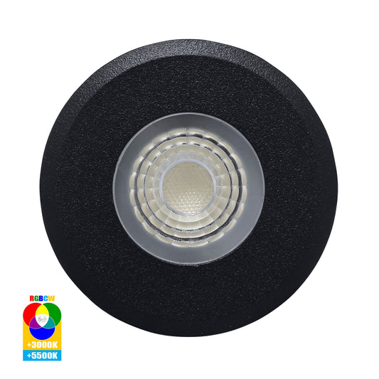 Mini Recessed Deck Light / In-ground Light Black - RGB