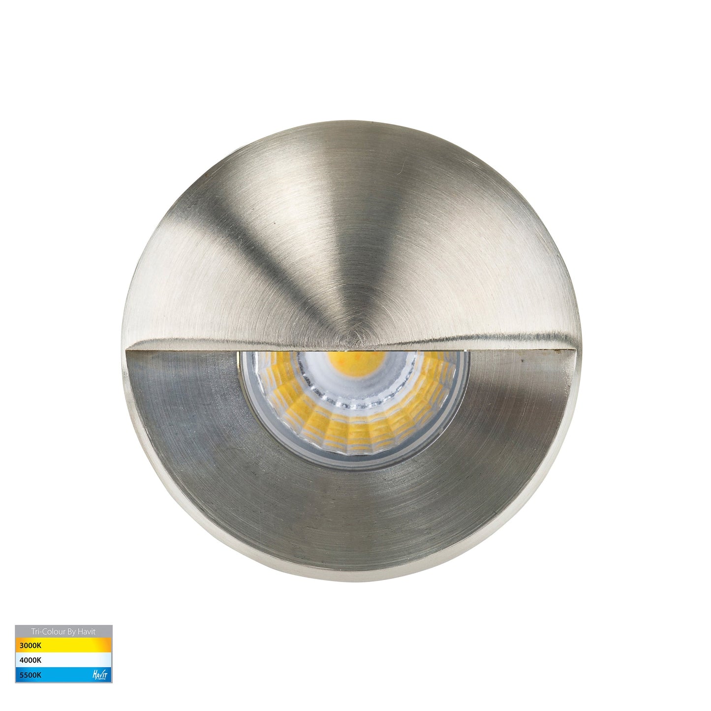 Mini Recessed Step Light with Eyelid 316 Stainless Steel