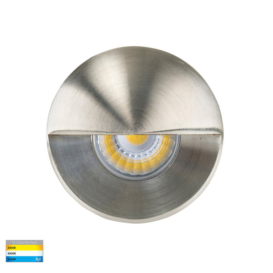 Mini Recessed Step Light with Eyelid 316 Stainless Steel 