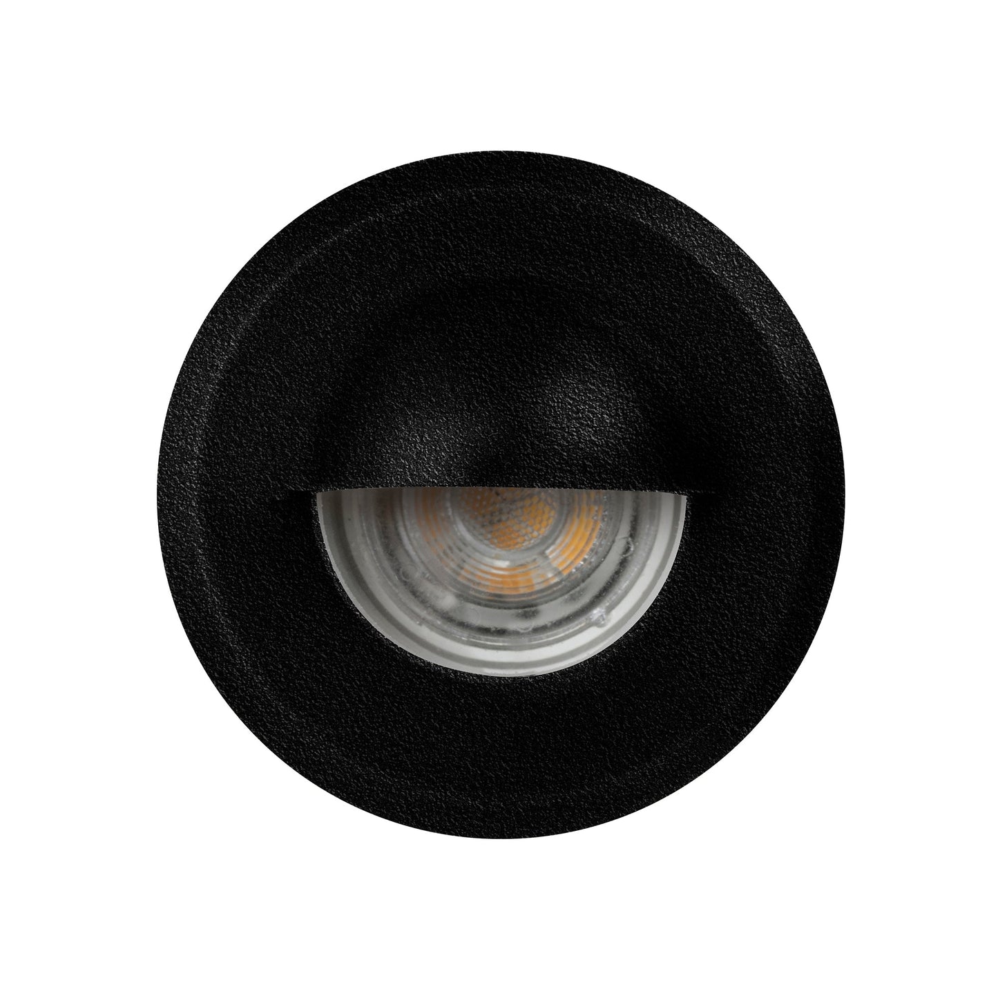 Mini Recessed Step Light with Eyelid 316 Stainless Steel Black - Two Colour