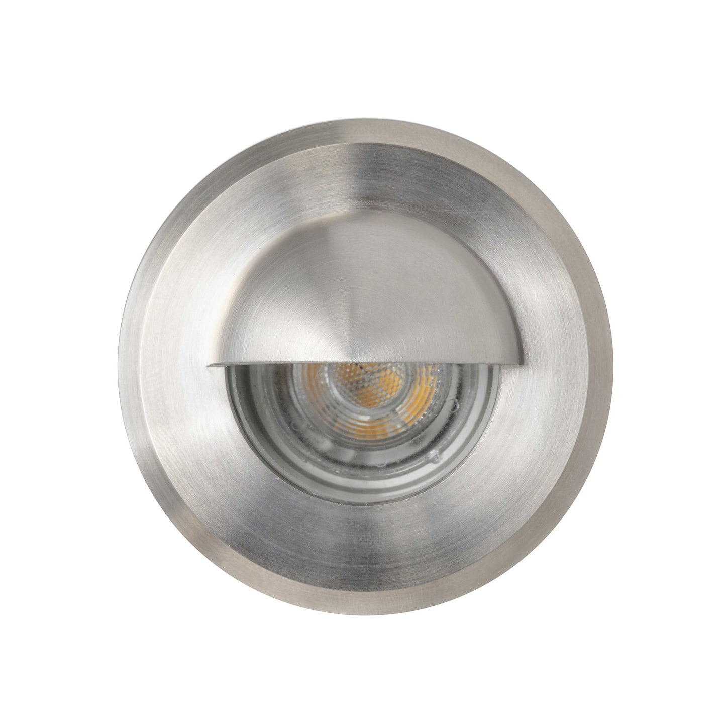 Mini Recessed Step Light with Eyelid 316 Stainless Steel 