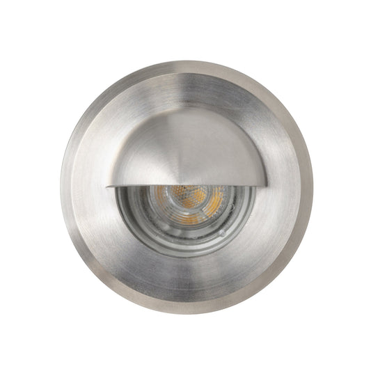 Mini Recessed Step Light with Eyelid 316 Stainless Steel - Two Colour