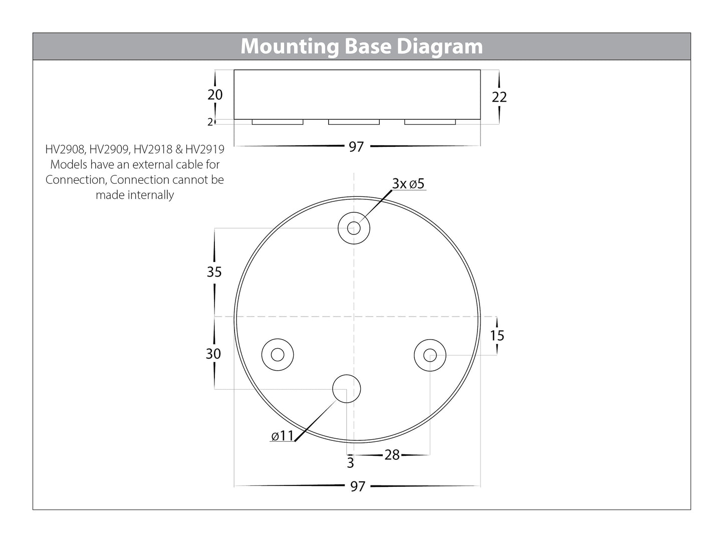 Surface Mounted Step Light With Large Eyelid 316 Stainless Steel 