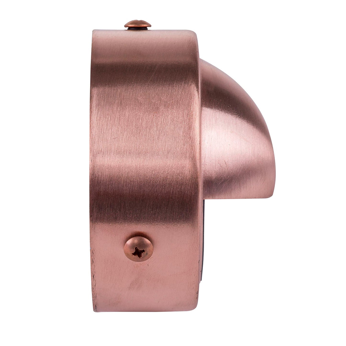 Surface Mounted Step Light With Large Eyelid Copper Face 