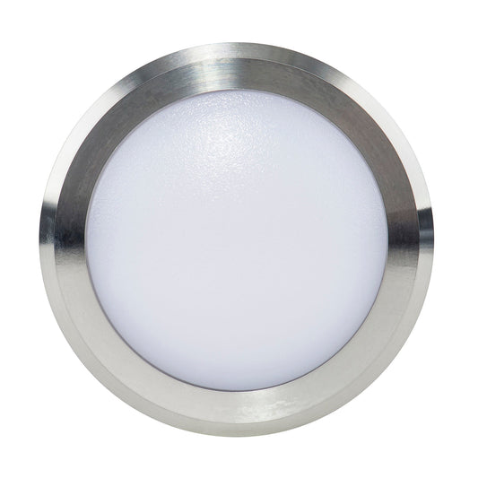 Surface Mounted Step Light Open Face Titanium Aluminium 