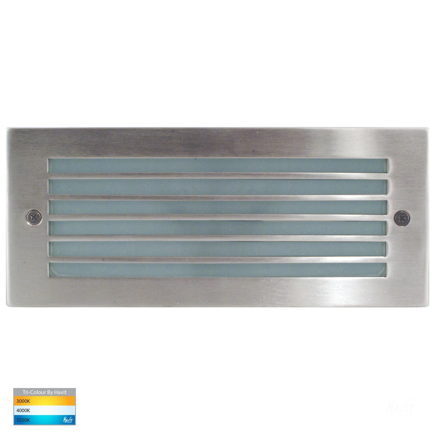 Recessed Brick Light With 316 Stainless Steel Face Grill Cover