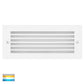 Recessed Brick Light with White Grill Cover