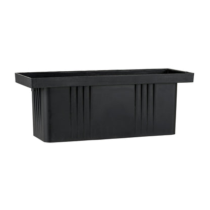 Recessed Brick Light With Plain Black Face HV3005t-Blk-12v