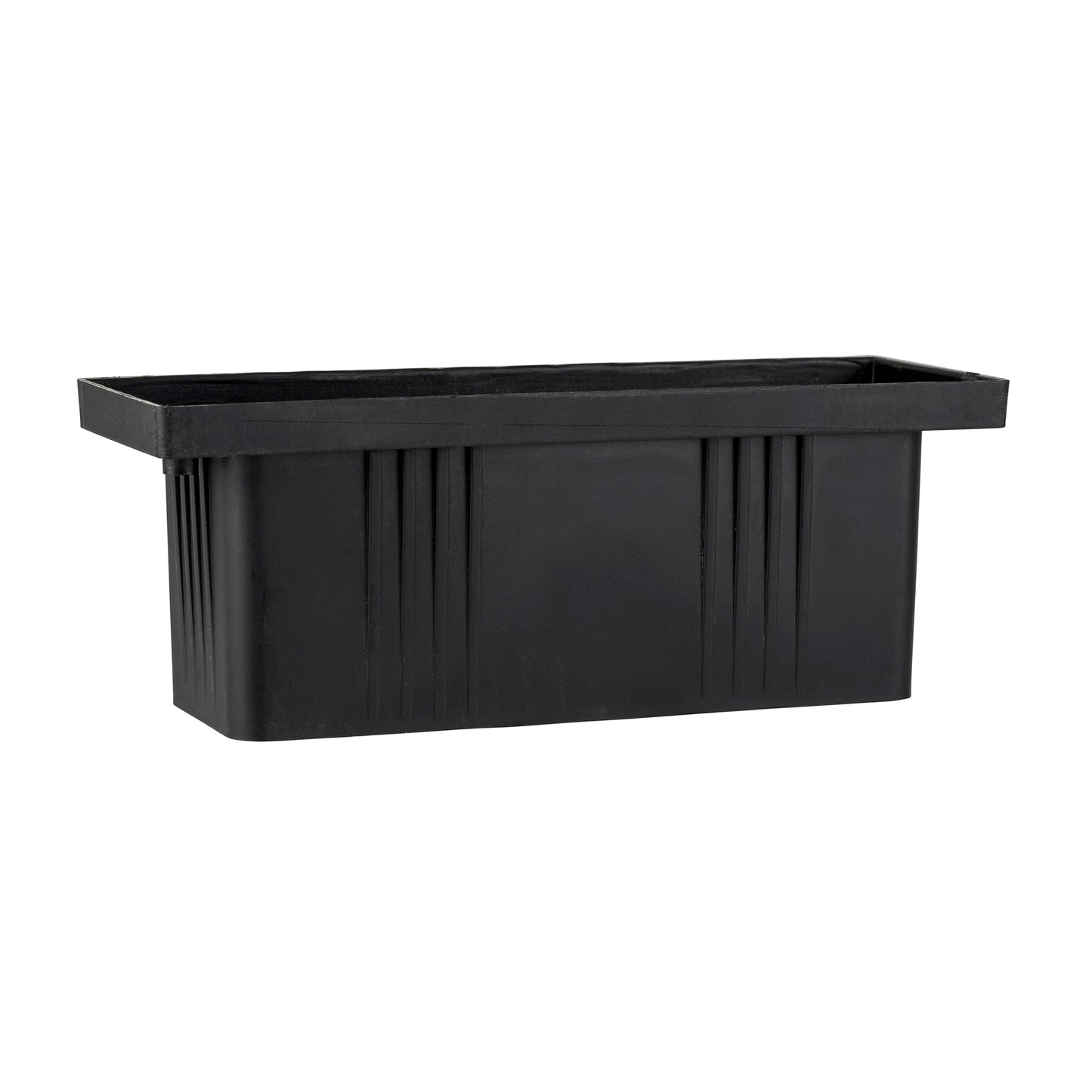 Recessed Brick Light With Plain Black Face  HV3005t-Blk-12v