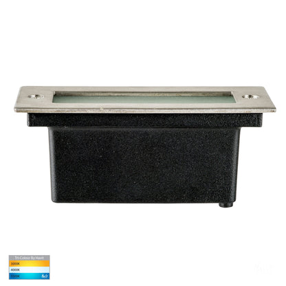 Recessed Brick Light With Plain 316 Stainless Steel Face HV3007t-Ss316-12v