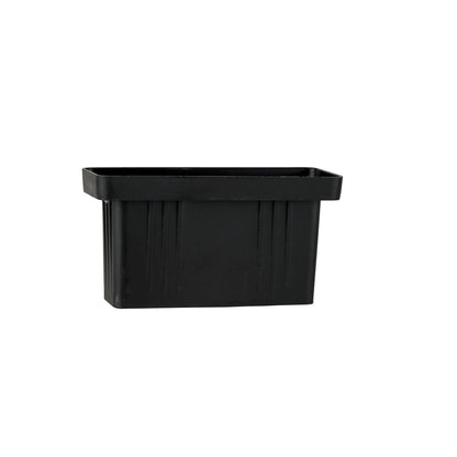 Recessed Brick Light With Plain Black Face HV3007t-Blk-12v