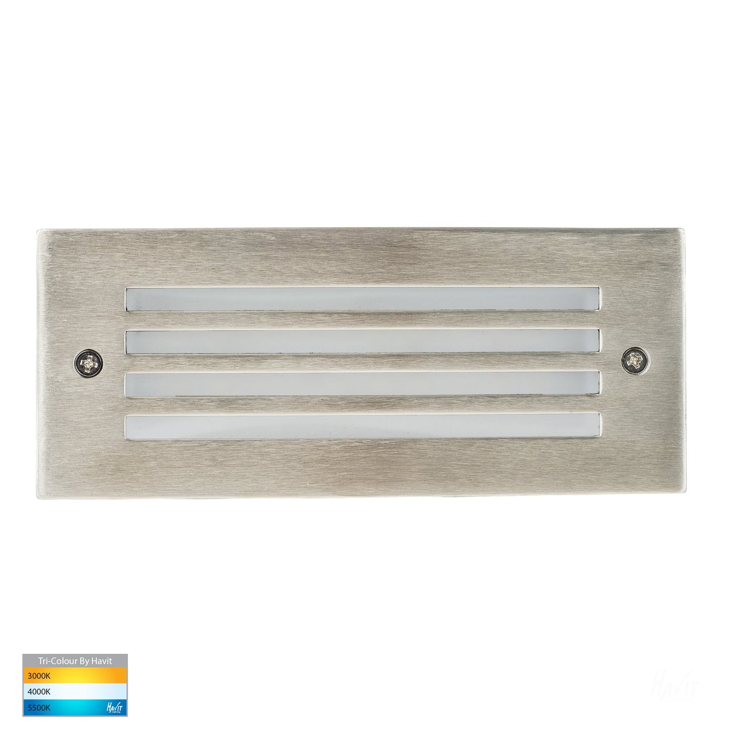 Recessed Brick Light With 316 Stainless Steel Face Grill Cover HV3008t-Ss316-12v