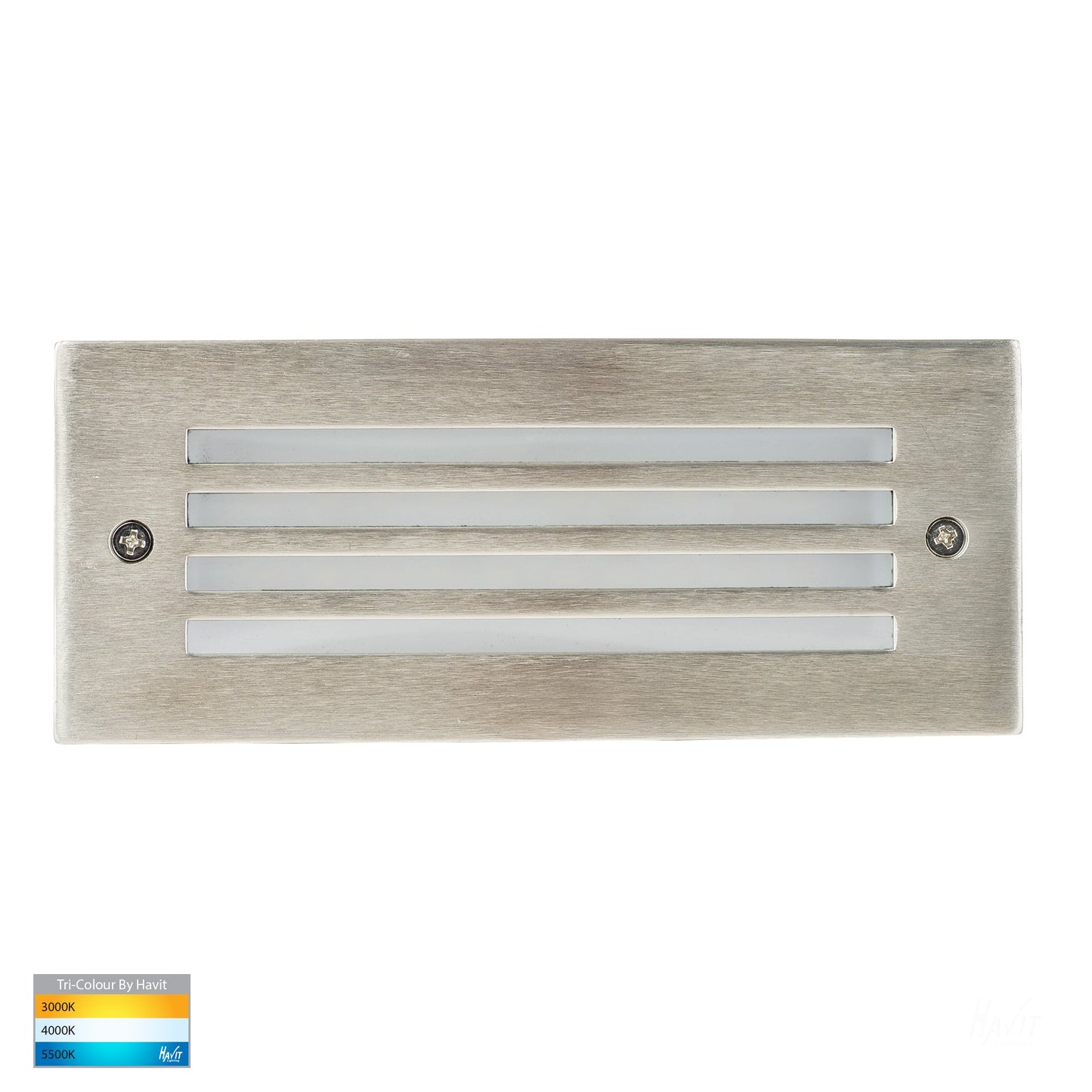 Recessed Brick Light with 316 Stainless Steel Face Grill Cover 