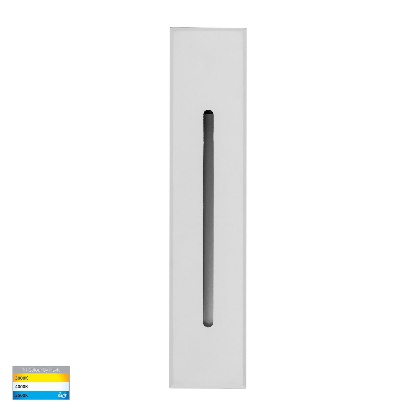 Recessed Large Rectangle White Step Light