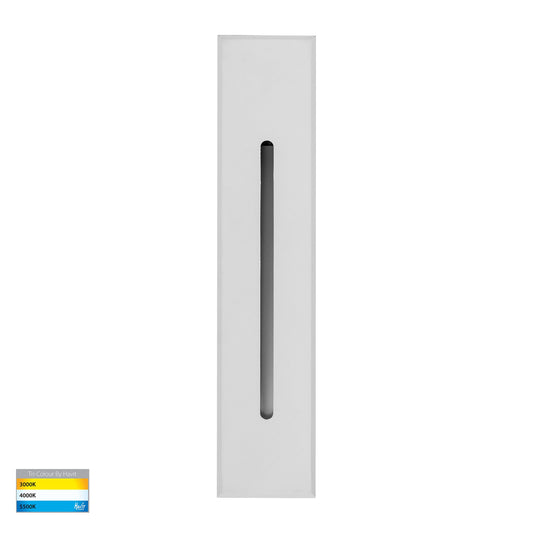 Recessed Large Rectangle White Step Light